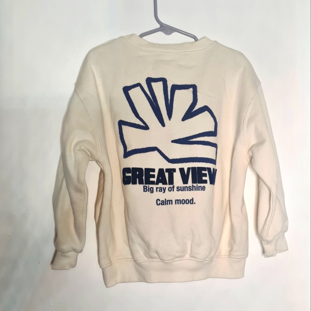 ZARA KIDS GREAT VIEW OVERSIZED SWEATSHIRT
